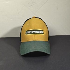 Duckworth Trucker Hat Cap Snapback Green Yellow Patch Logo Mesh Ouray
